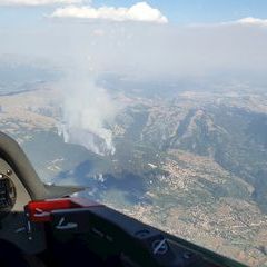 Flugwegposition um 15:45:58: Aufgenommen in der Nähe von 67010 Barete, L’Aquila, Italien in 2680 Meter
